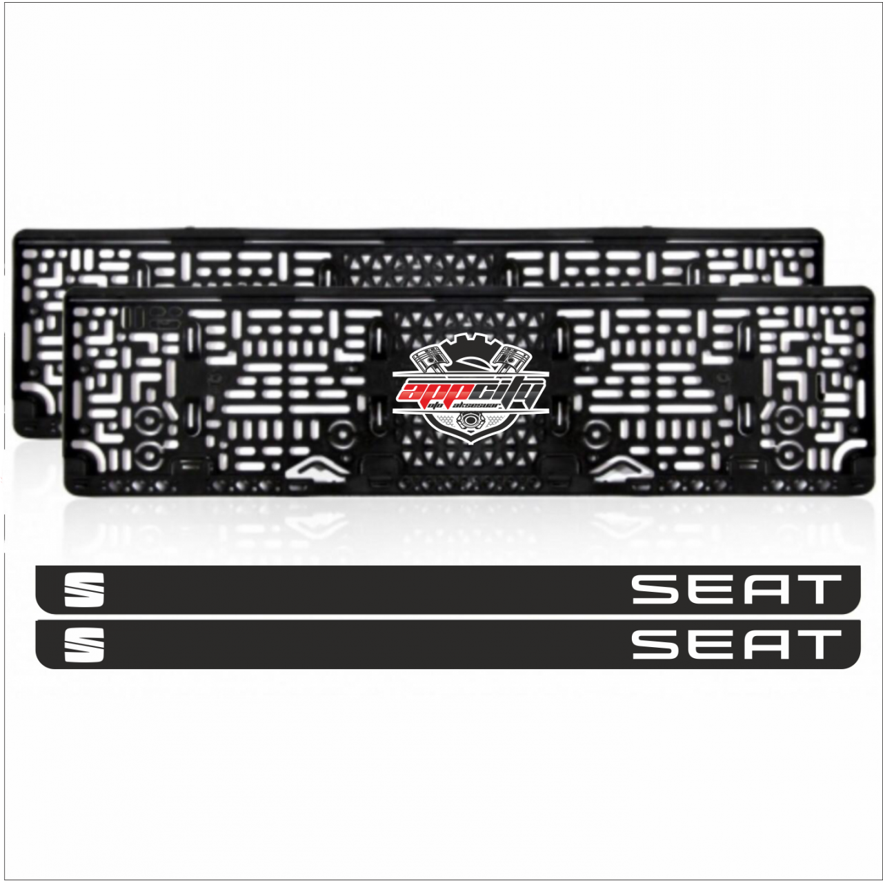 Seat Takmatik Pleksi Plakalık (2 Adet)