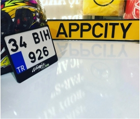 Lüx Motorsiklet Pleksi Plakalık , Motorsiklet Plakalık