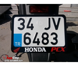 Lüx İsimli Motorsiklet Plakalık