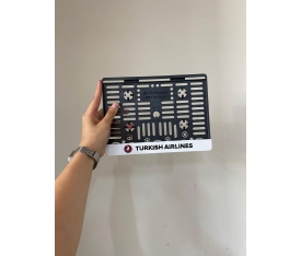 Turkish Airlines Özel Tasarım Lüks Motosiklet Pleksi Plakalık