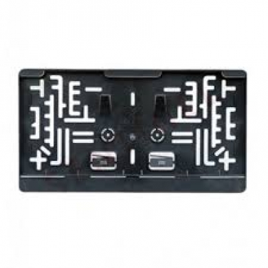 Plaka Altı Plastik Kare Tip Plakalık (17cm 32cm)