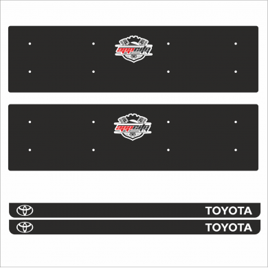 Toyota Tamboy Pleksi Plakalık (2 Adet)