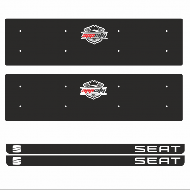 Seat Tamboy Pleksi Plakalık (2 Adet)