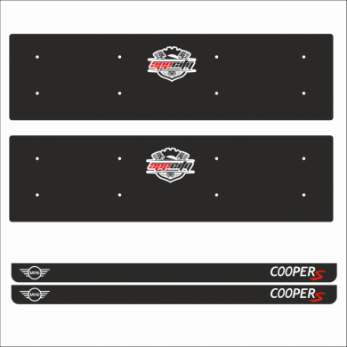 Mini CooperS Tamboy Pleksi Plakalık (2 Adet)