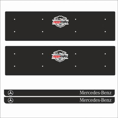 Mercedes Benz Tamboy Pleksi Plakalık (2 Adet)